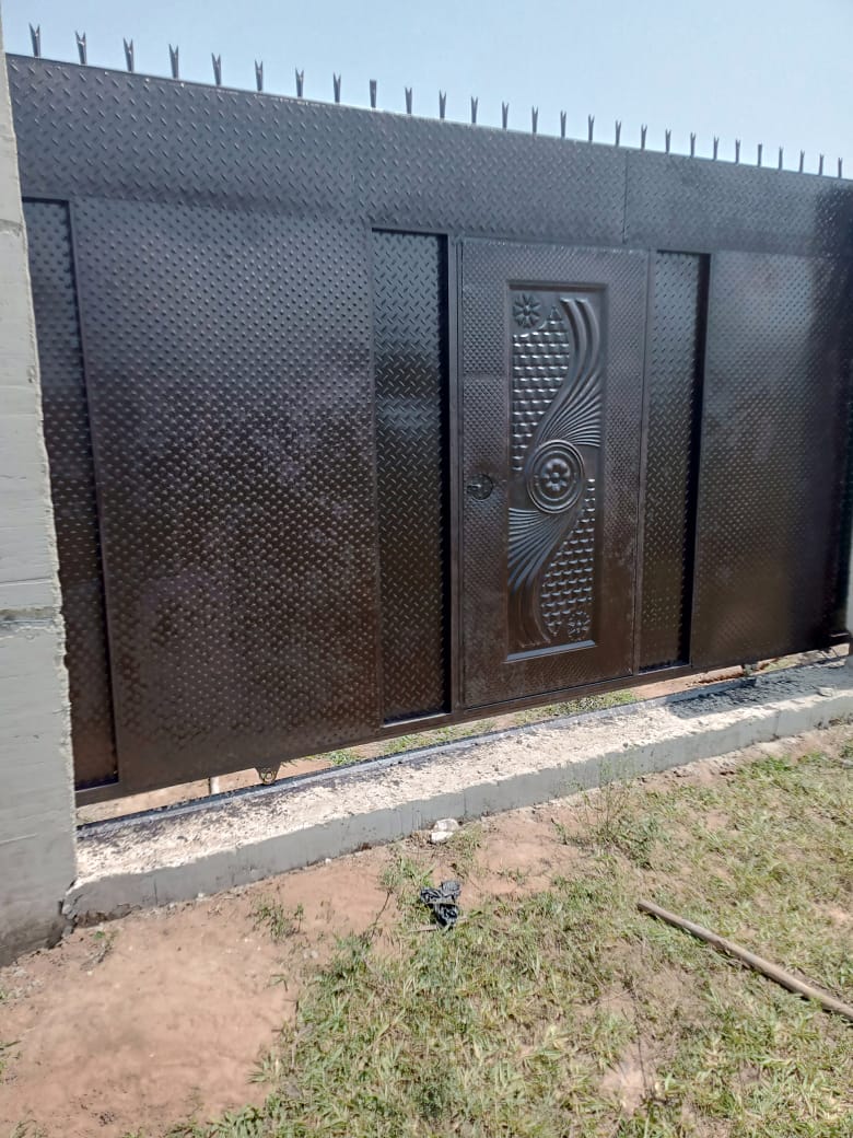 Installed security gate
